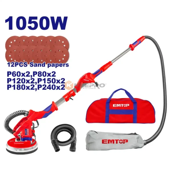 PONCEUSE GIRAFE 1050 W avec Lumière LED – EDSD10501 | EMTOP