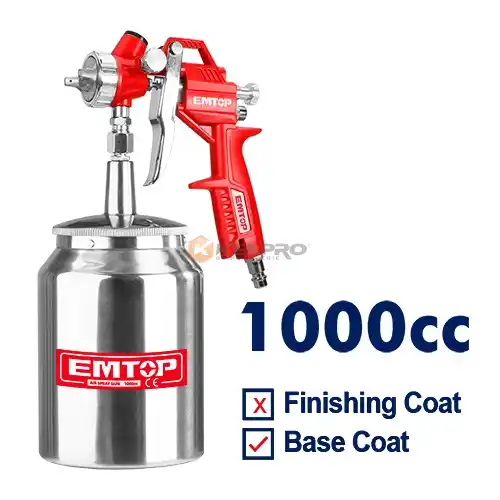 PISTOLET À PEINTURER AIR 1000 CC – EASG10001 | EMTOP