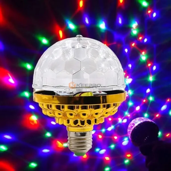 LAMPE JEU DE LUMIERE BOULE DORE LUXE AIGLE D'OR