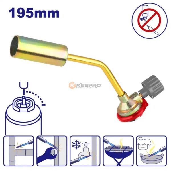 CHALUMEAU BOUTEILLE A GAZ 195MM EMFG2602 EMTOP