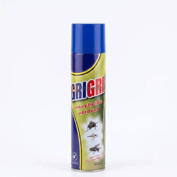 INSECTICIDE MOUSTIQ 400ML BLEU /ROUGE GRIGRI