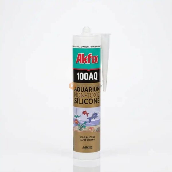 TUBE SILICONE TRANS 280ML AQUARIUM AKFIX