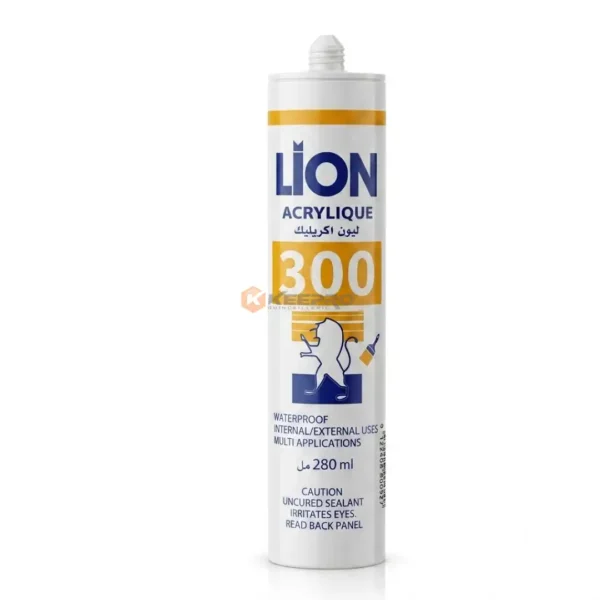 TUBE SILICONE SEALANT NOIR 280ML LION /RS