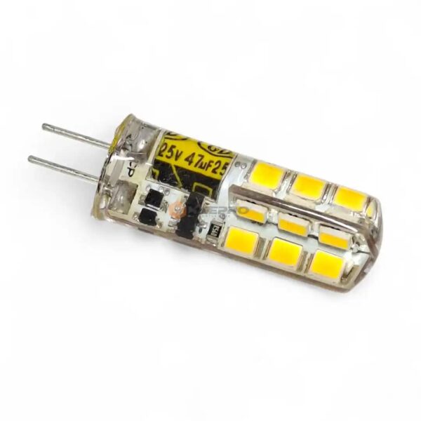 LAMPE LED G4 12V 2W JAUNE CREENGO