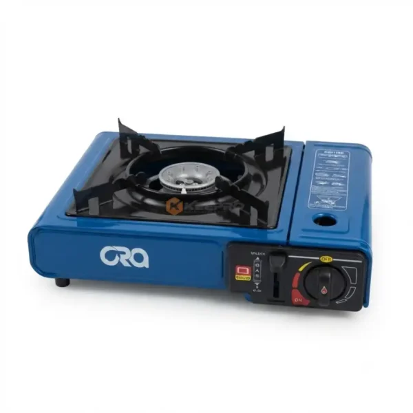 RECHAUD CAMPING PORTATIF CARRE GM + TETINE GAZ BUTANE