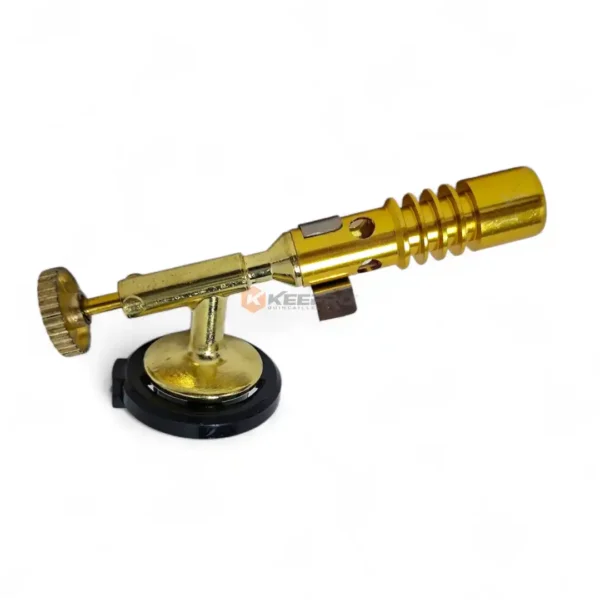 CHALUMEAU BOUTEILLE BRONZE DORE FLAME GUN
