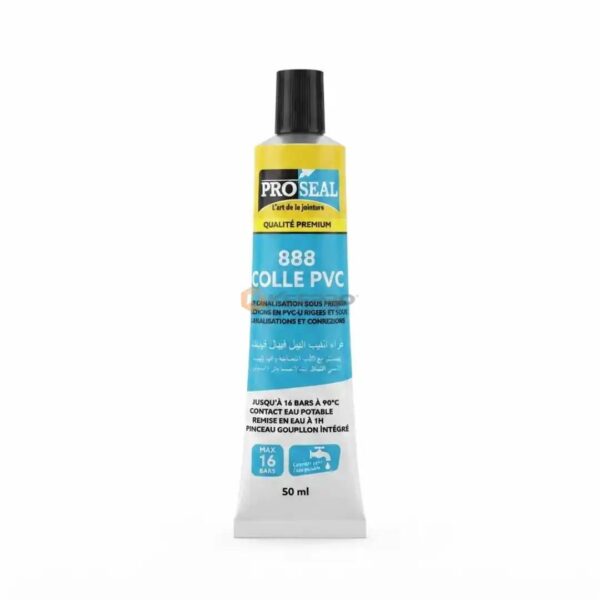 COLLE PVC 50G TUBE 888 PROSEAL