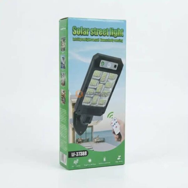 LUMINAIRE LED RECHARG SOLAIRE DETECTEUR +TEL 35COB LF-3738C SOLAR STREET LIGHT