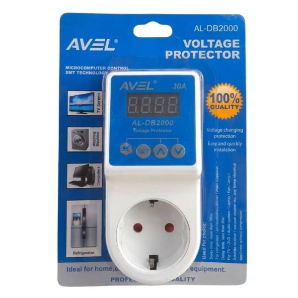 FICHE PROTECTEUR DE TENSION 30A REGLAB PLAQ AL-DB2000 AVEL /NG ELECTRIC