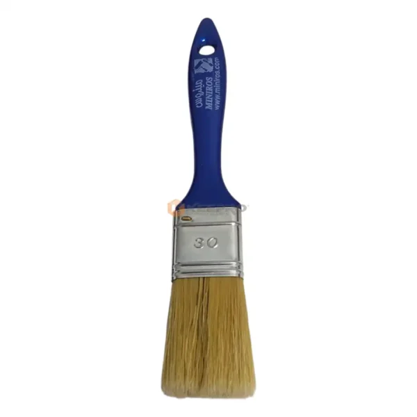 PINCEAU PLAT BLEU AZUR 30 MINIROS