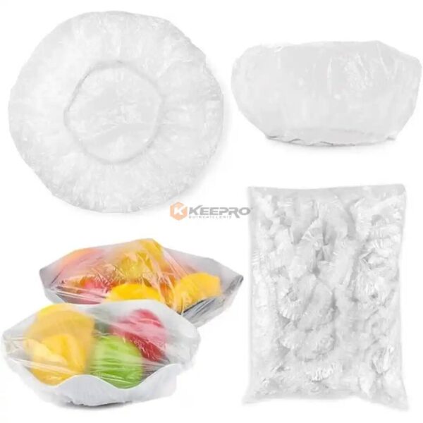 COUVERT PLAT ALIMENTAIRE SAC PLAST ELASTIQUE ENV 100PCS THICK TYPE