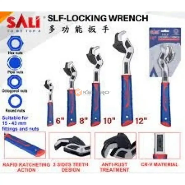 CLE MAGIQUE N° 8" SELF LOCKING WRENCH SALI