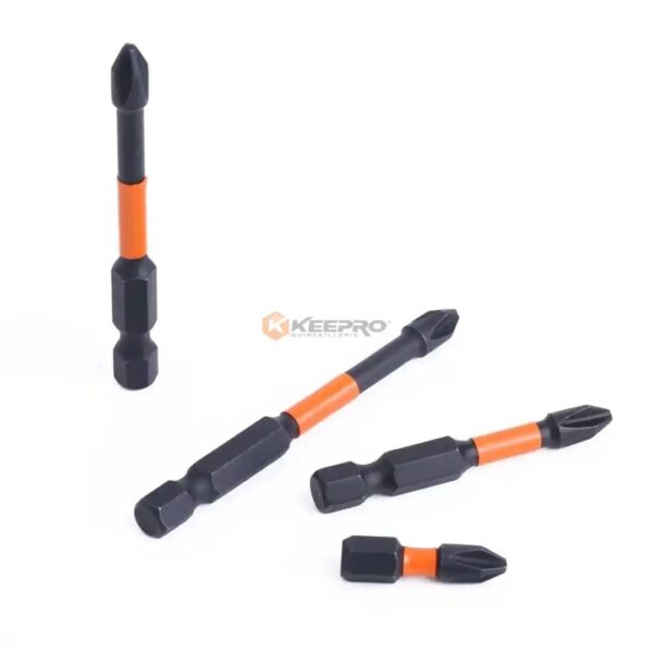 EMBOUT 4 COIN PH1X50MM NOIR-ORANGE UMA