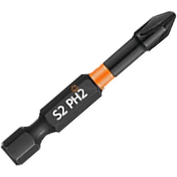 EMBOUT 4 COIN PH2X50MM NOIR-ORANGE UMA