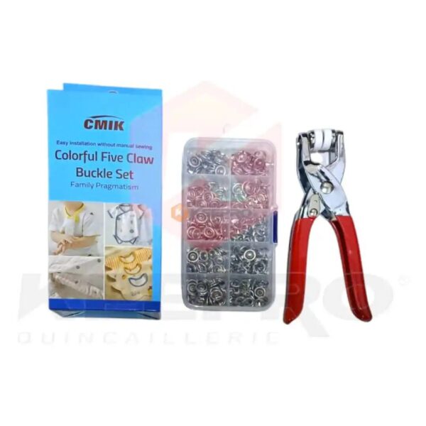 PINCE RIVET CEINTURE/TISSU +BOITE RIVET MULTI MODELE IMP CMIK