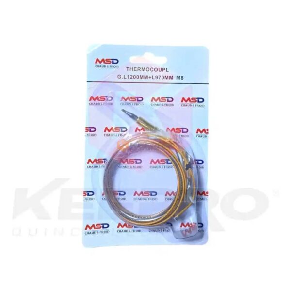 THERMOCOUPLE CHAUFFAGE CONDOR 2 FICHE 1200MM L970 M8
