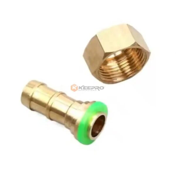 RACCORD COMPRESSEUR PM 1/4 FEM LIBRE BRONZE /CHROME