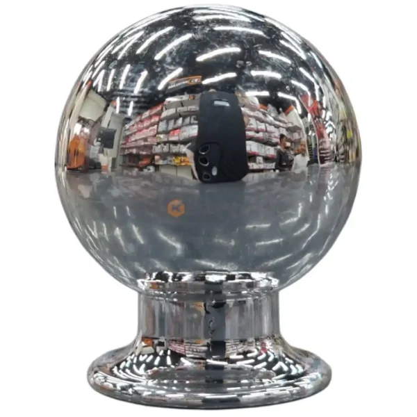 BOUTON TIROIR A TIGE BOULE 117 MM CHROME