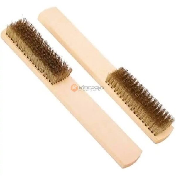 BROSSE METALLIQ JAUNE SIMPLE P/ BOIS PLAT TOOLS