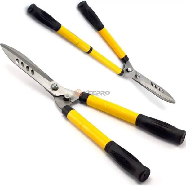 CISAILLE GAZON M.METAL EXT ROND NOIR/JAUNE LAMBOSS