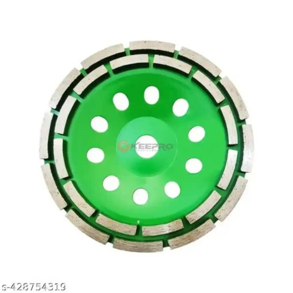 DISQUE PONCAGE GRANITE 180MM DOUBLE WHEEL VERT KA1407 EMCOM