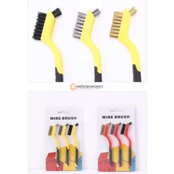JEU BROSSE METALLIQ NOIR 3PCS N°9" 2F GM PLAQ STARCLE