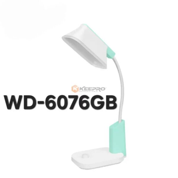 LAMPE BUREAU LED RECHARGAB 3P RECTANGLE WD-6076GB
