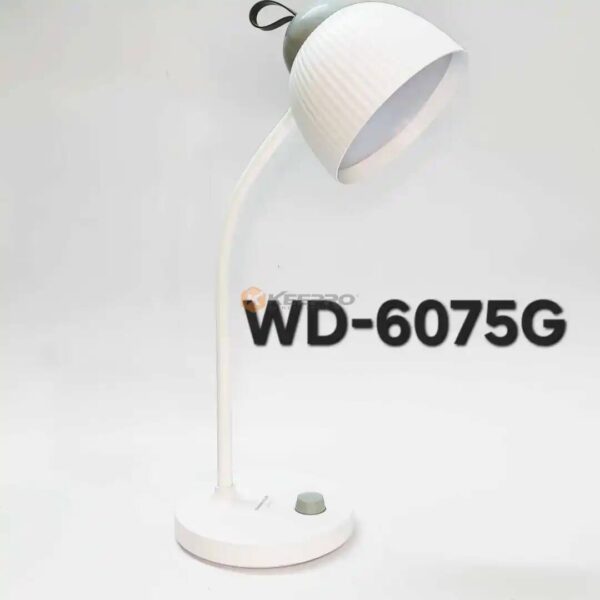 LAMPE BUREAU LED RECHARGAB 3P ROND WD-6075G