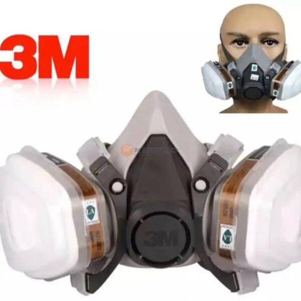 MASQUE ANTI POUSSIERE 2 CARTOUCHE FILTR GRIS 6200 JAR ESSENTIAL PPE