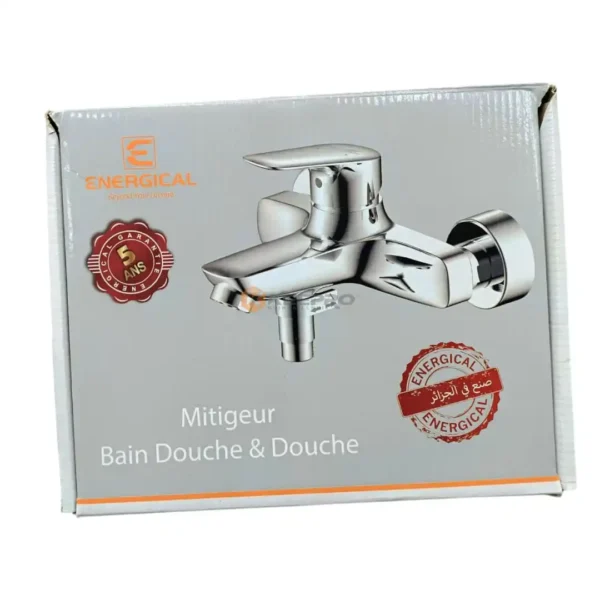 MITIGEUR BAIGNOIR LUX CHROME-BLANC AMEN ENG