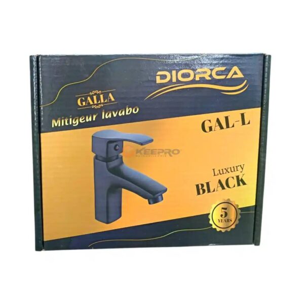 MITIGEUR LAVABO PM NOIR GALA DIORCA