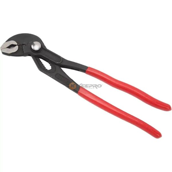 PINCE CROCODILE COULISSANT A BOUTON GM NOIR ROUGE 12" OPTIMUS