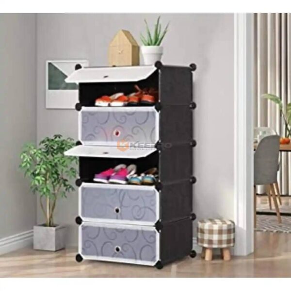PORTE CHAUSSURE ARMOIRE PLAST 05 ETAGE ALWAN FH-TOPY