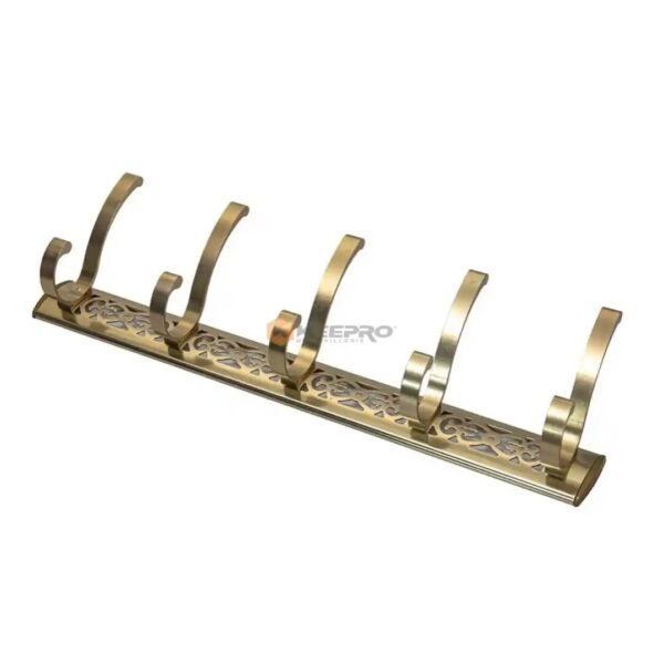 PORTE MANTEAU ALUM 5T PERFORE BRONZE