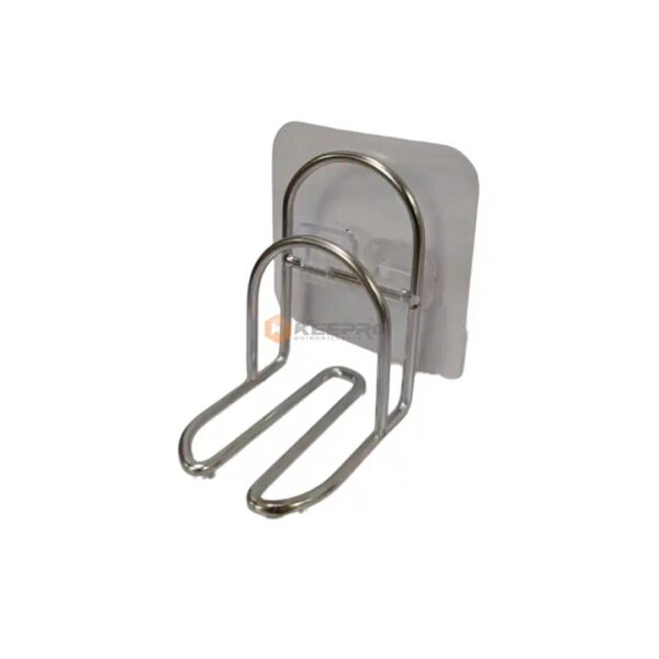PORTE OBJET/BROSSE A DENT ADHESIF METAL CHROME 1PC ALWAN