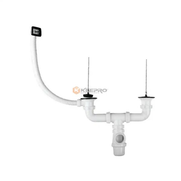 SIPHON EVIER 2 BAC BOUTEILLE INOX A/TROPL ITALY ALBA