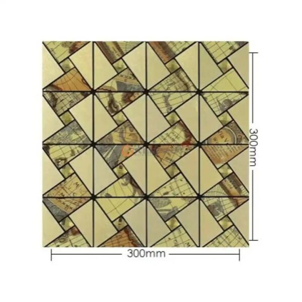 STICKER ADHESIF CRYSTAL EGYPT DORE YJ005 ALWAN