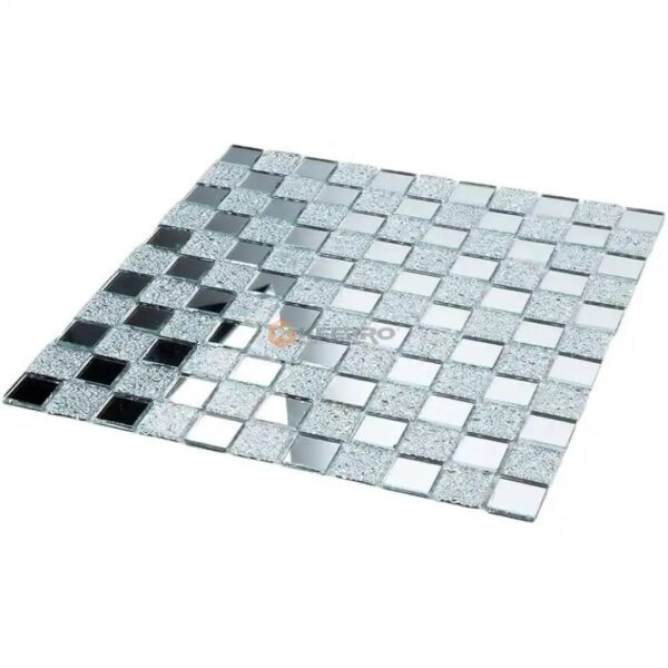 STICKER ADHESIF MOSAIQUE MIROIR CHROME YJ003 ALWAN