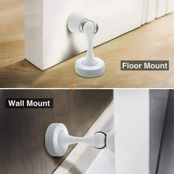 STOP PORTE PLAST MAGNETIQ BLANC 1PCS TOOLS