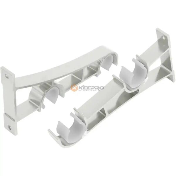 SUPPORT TRING DOUBLE ALUM CHROME N°26 1PCS