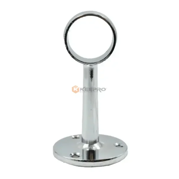 SUPPORT TRING PLAFOND SIMPLE A TIGE CHROME 26 -1PC-