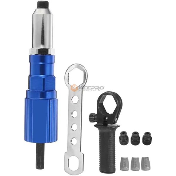 TETE ADAPTATEUR RIVETEUSE VISSEUSE ALUM 170MM AG-218 VIGOR /ALANGGER