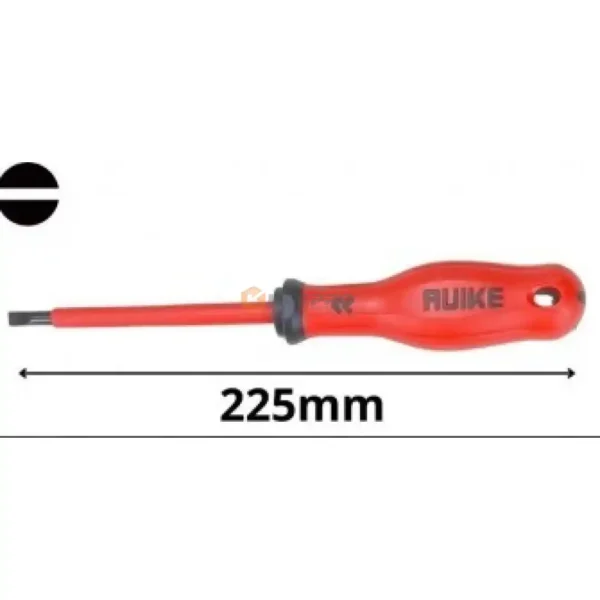 TOURNEVIS ELEC ROUGE GM 6X125 PLAT RUIKE TOOLS
