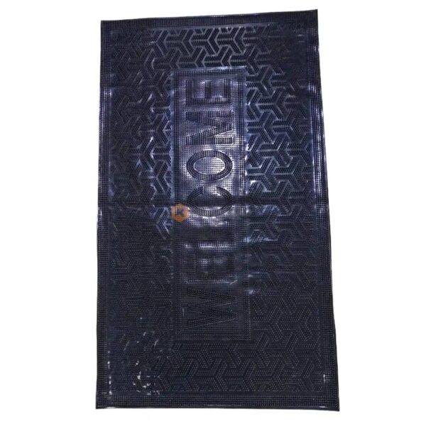 TAPIS WELCOME PLAST UNI RECTANGLE SOUPLE 45X75 DECOLAND