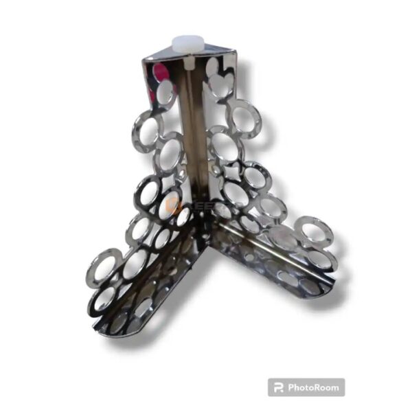 PIED MEUBLE INOX FORM "L" N°13.5 GGM CHROME