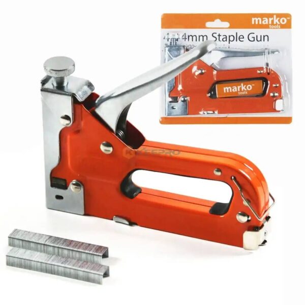 AGRAFEUSE A PINCE NOIR/ORANGE 4-14MM PLAQ STAPLE GUN
