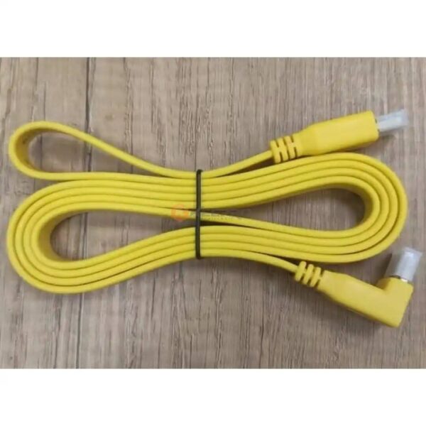 CABLE HDMI 1.5M LUX NOIR/JAUN COUDE TELEVES