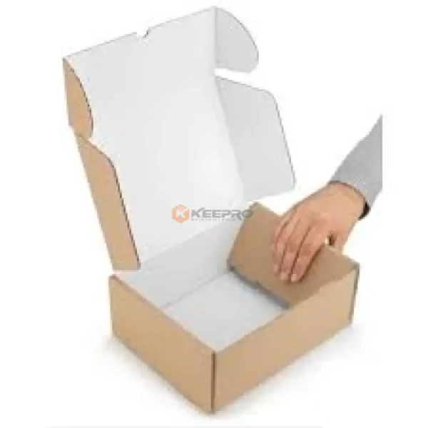 BOITE EMBALLAGE CARTONNE 16X12X3CM BLANC