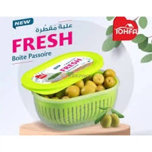 BOITE RANGEMENT A/PASSOIRE OVAL PPM FRESH TF035 TOHFA