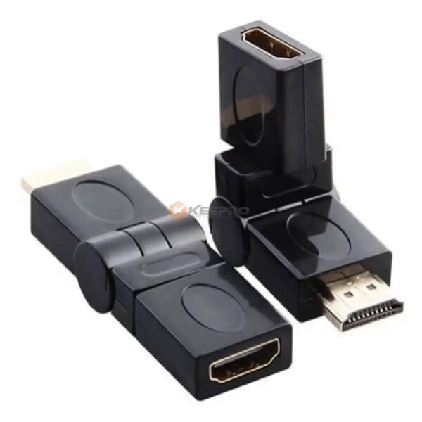 RACCORD FICHE HDMI MAL / FEM PIVOTANT 360° MAC TECH